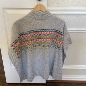 Cyrillus girls 14/16 sweater poncho.  NWT